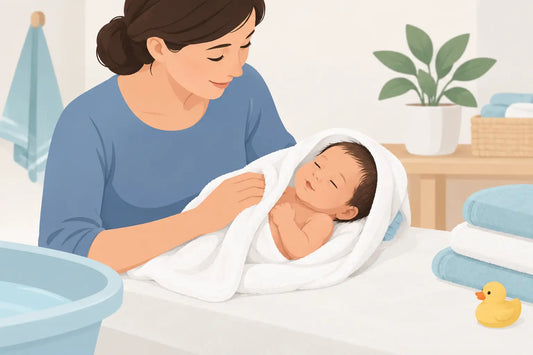 How to Dry a Newborn Safely After a Bath