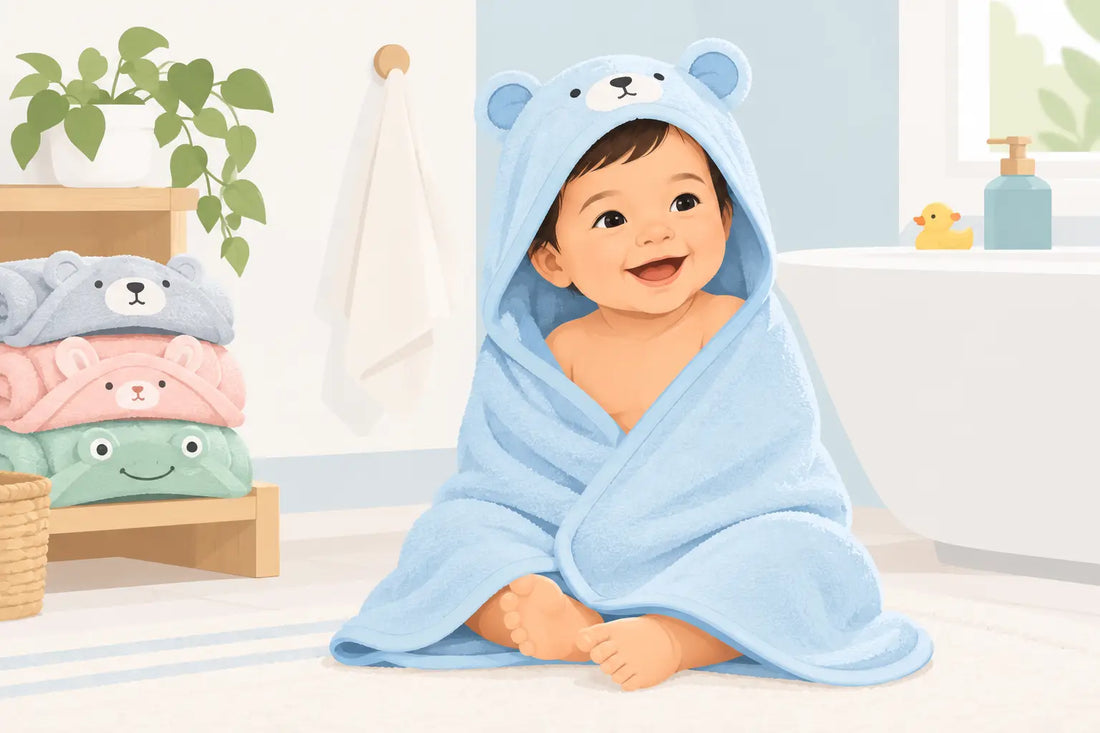 Hooded Wraps That Make Bath Time Easier