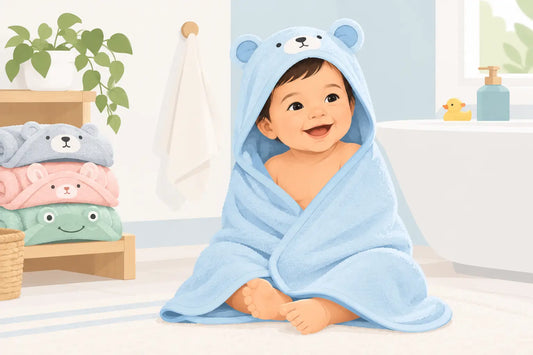 Hooded Wraps That Make Bath Time Easier