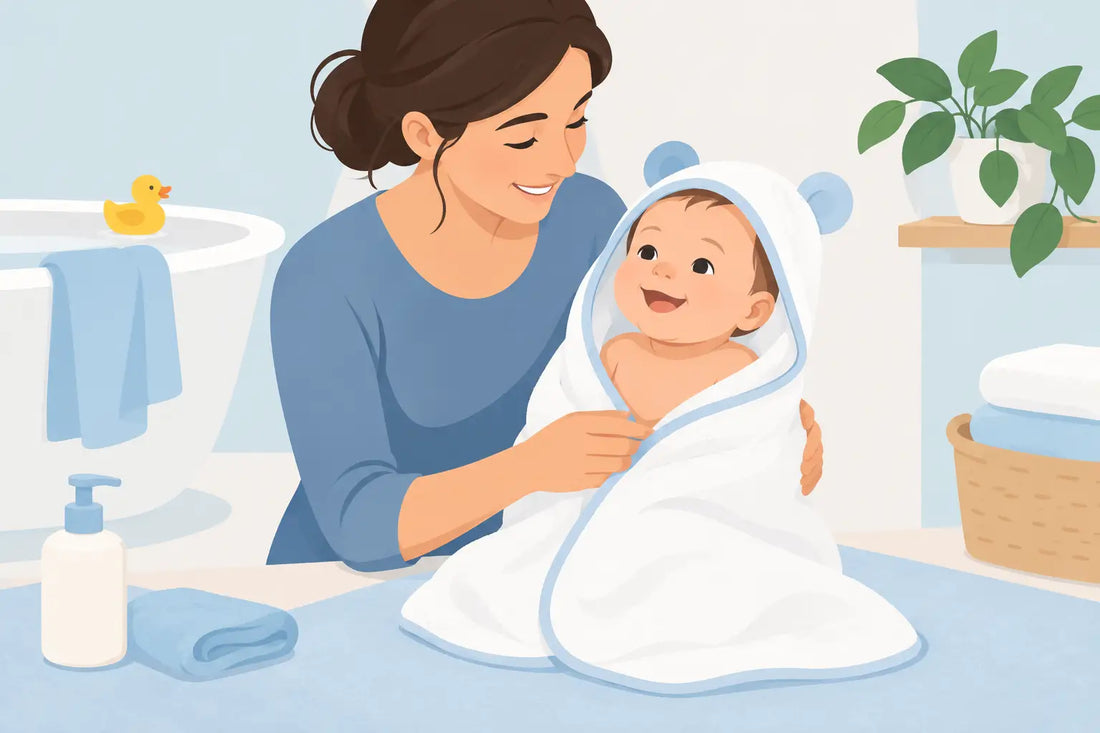 Why a Baby Swaddle Towel Makes Bath Time Easier